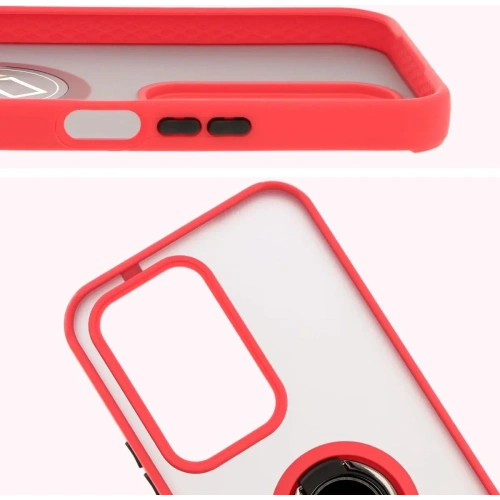 Buy Bizon Case Hybrid Ring Honor 200 Lite smoky with a red frame - BIZ6950 - {ean13} - Home Screen Store Europe