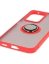 Buy Bizon Case Hybrid Ring Honor 200 Lite smoky with a red frame - BIZ6950 - {ean13} - Home Screen Store Europe