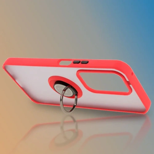 Buy Bizon Case Hybrid Ring Honor 200 Lite smoky with a red frame - BIZ6950 - {ean13} - Home Screen Store Europe