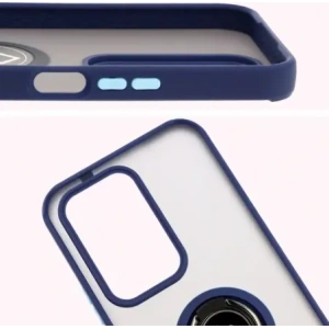 Buy Bizon Case Hybrid Ring Honor 200 Lite smoky with a navy blue frame - BIZ6951 - {ean13} - Home Screen Store Europe
