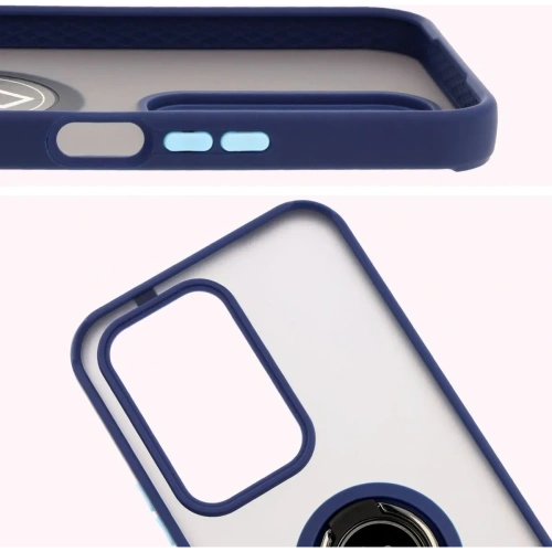 Kup Etui s úchytem na prst Bizon Case Hybrid Ring pro Honor 200 Lite kouřové s modrým rámečkem - BIZ6951 - {ean13} - Sklep Home Screen