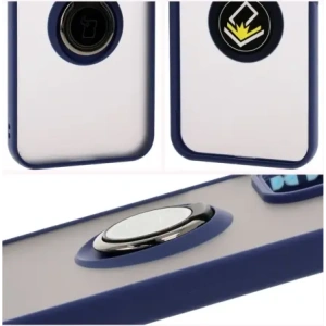Buy Bizon Case Hybrid Ring Honor 200 Lite smoky with a navy blue frame - BIZ6951 - {ean13} - Home Screen Store Europe