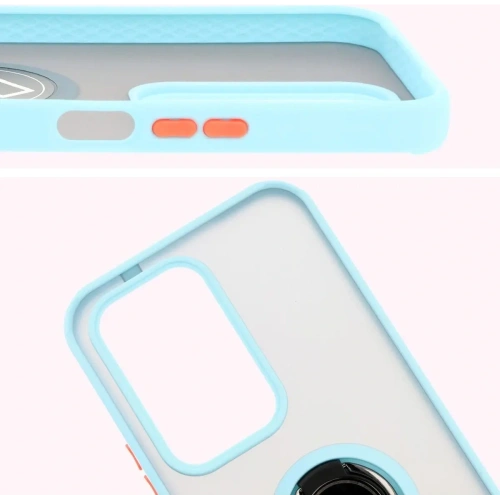 Kup Bizon Case Hybrid Ring Honor 200 Lite fumuriu cu un cadru albastru deschis - BIZ6952 - {ean13} - Sklep Home Screen