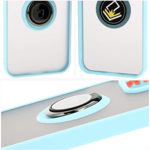 Kup Bizon Case Hybrid Ring Honor 200 Lite fumuriu cu un cadru albastru deschis - BIZ6952 - {ean13} - Sklep Home Screen