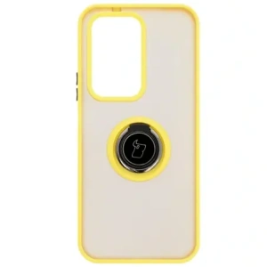 Buy Bizon Case Hybrid Ring Honor 200 Lite smoky with a yellow frame - BIZ6953 - {ean13} - Home Screen Store Europe