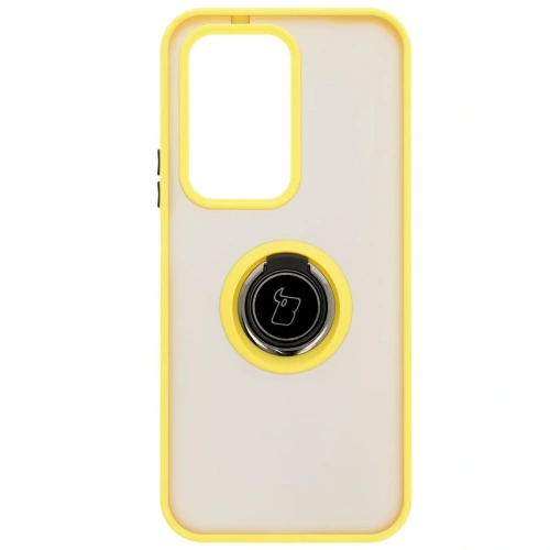 Buy Bizon Case Hybrid Ring Honor 200 Lite smoky with a yellow frame - BIZ6953 - {ean13} - Home Screen Store Europe