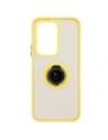 Buy Bizon Case Hybrid Ring Honor 200 Lite smoky with a yellow frame - BIZ6953 - {ean13} - Home Screen Store Europe