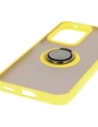 Buy Bizon Case Hybrid Ring Honor 200 Lite smoky with a yellow frame - BIZ6953 - {ean13} - Home Screen Store Europe