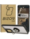 Bizon Case Hybrid Ring Motorola Moto G85 5G smoky with a black frame