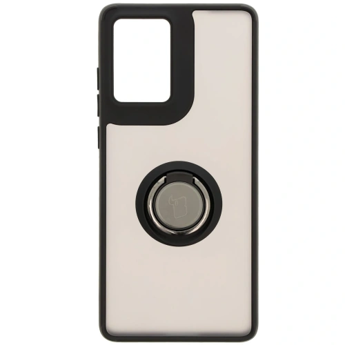 Kup Bizon Case Hybrid Ring Motorola Moto G85 5G fumuriu cu un cadru negru - BIZ6954 - {ean13} - Sklep Home Screen
