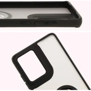 Buy Bizon Case Hybrid Ring Motorola Moto G85 5G smoky with a black frame - BIZ6954 - {ean13} - Home Screen Store Europe
