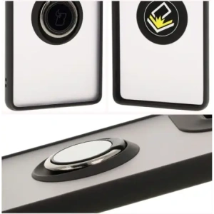 Kup Bizon Case Hybrid Ring Motorola Moto G85 5G rauchig mit einem schwarzen Rahmen - BIZ6954 - {ean13} - Sklep Home Screen