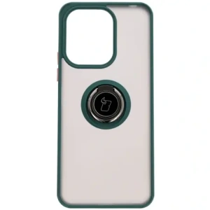 Buy Bizon Case Hybrid Ring Xiaomi Redmi 13 4G smoky with a dark green frame - BIZ6955 - {ean13} - Home Screen Store Europe