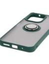 Buy Bizon Case Hybrid Ring Xiaomi Redmi 13 4G smoky with a dark green frame - BIZ6955 - {ean13} - Home Screen Store Europe