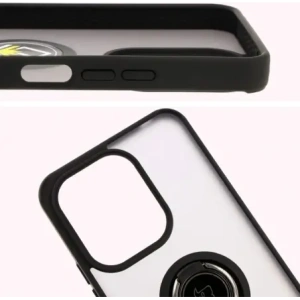 Buy Bizon Case Hybrid Ring Xiaomi Redmi 13 4G smoky with a black frame - BIZ6956 - {ean13} - Home Screen Store Europe