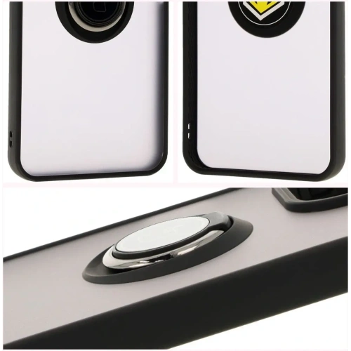 Kup Etui s úchopem na prst Bizon Case Hybrid Ring pro Xiaomi Redmi 13 4G kouřové s černým rámečkem - BIZ6956 - {ean13} - Sklep Home Screen