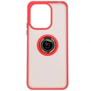 Buy Bizon Case Hybrid Ring Xiaomi Redmi 13 4G smoky with a red frame - BIZ6957 - {ean13} - Home Screen Store Europe