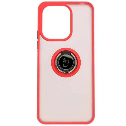 Buy Bizon Case Hybrid Ring Xiaomi Redmi 13 4G smoky with a red frame - BIZ6957 - {ean13} - Home Screen Store Europe