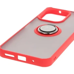 Buy Bizon Case Hybrid Ring Xiaomi Redmi 13 4G smoky with a red frame - BIZ6957 - {ean13} - Home Screen Store Europe