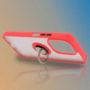 Buy Bizon Case Hybrid Ring Xiaomi Redmi 13 4G smoky with a red frame - BIZ6957 - {ean13} - Home Screen Store Europe