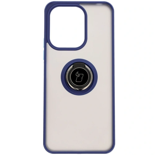 Kup Bizon Case Hybrid Ring Xiaomi Redmi 13 4G rauchig mit einem marineblauen Rahmen - BIZ6958 - {ean13} - Sklep Home Screen