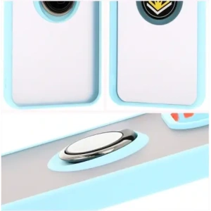 Buy Bizon Case Hybrid Ring Xiaomi Redmi 13 4G smoky with a light blue frame - BIZ6959 - {ean13} - Home Screen Store Europe