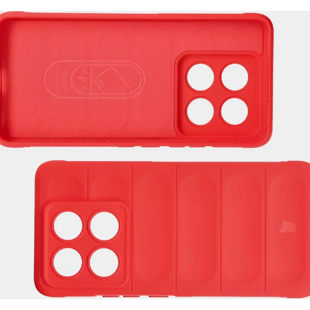 Pancerne etui Bizon Case Tur do Xiaomi 14T Pro czerwone