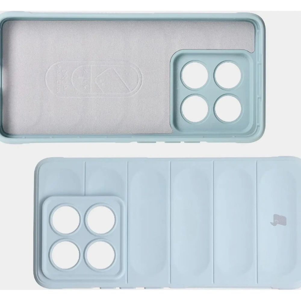 Pancerne etui Bizon Case Tur do Xiaomi 14T Pro jasnoniebieskie