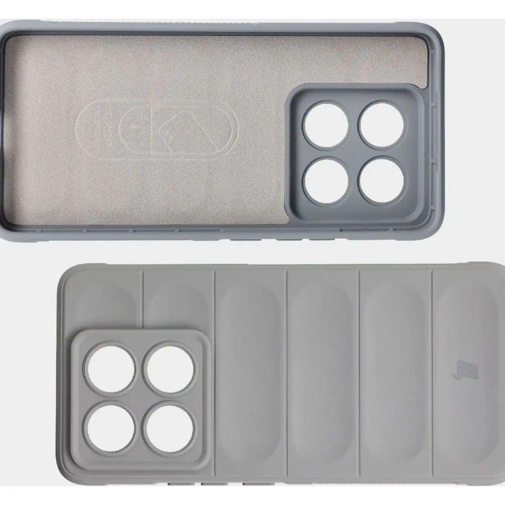 Pancerne etui Bizon Case Tur do Xiaomi 14T Pro jasnoszare