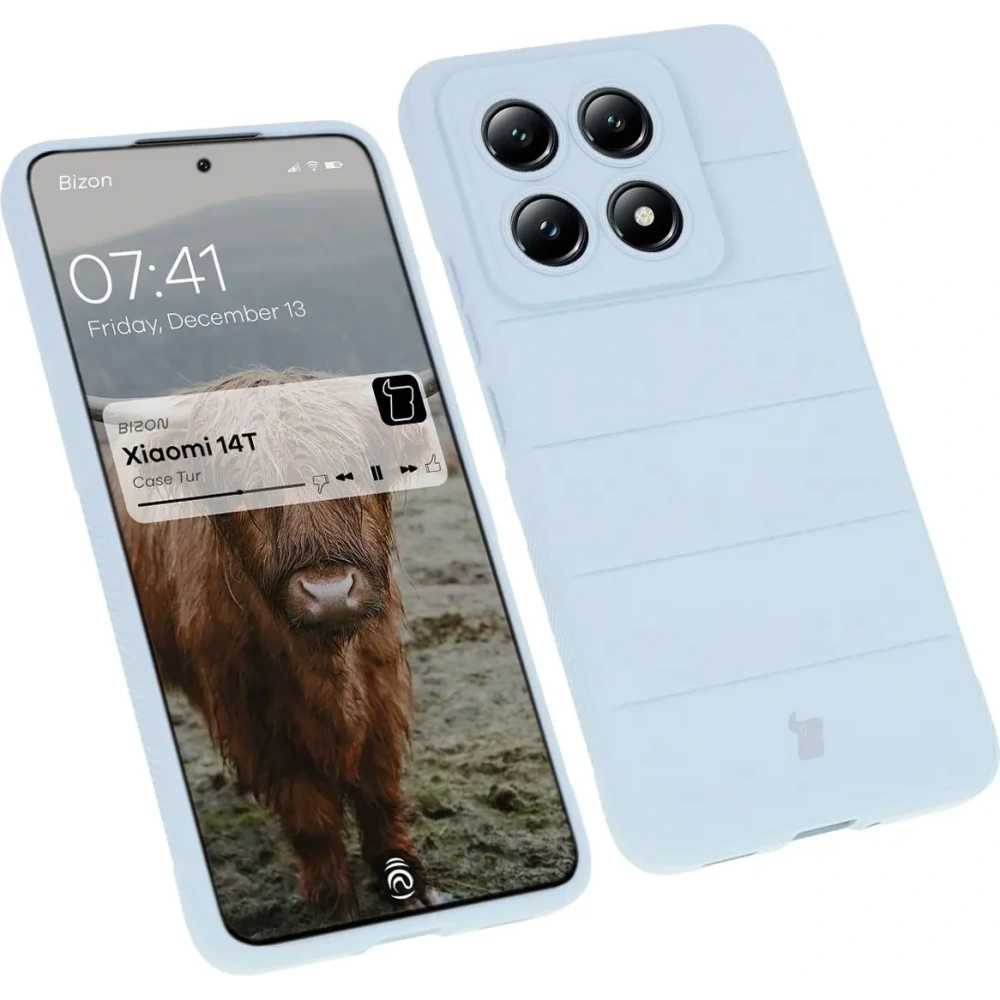 Pancerne etui Bizon Case Tur do Xiaomi 14T jasnoniebieskie