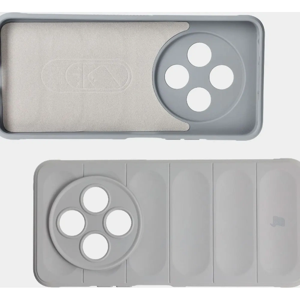 Pancerne etui Bizon Case Tur do Xiaomi Redmi 14C 4G / POCO C75 jasnoszare