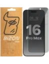 Prytyzující tvrzené sklo Bizon Glass Clear Shadow pro Apple iPhone 16 Pro Max ztmavené
