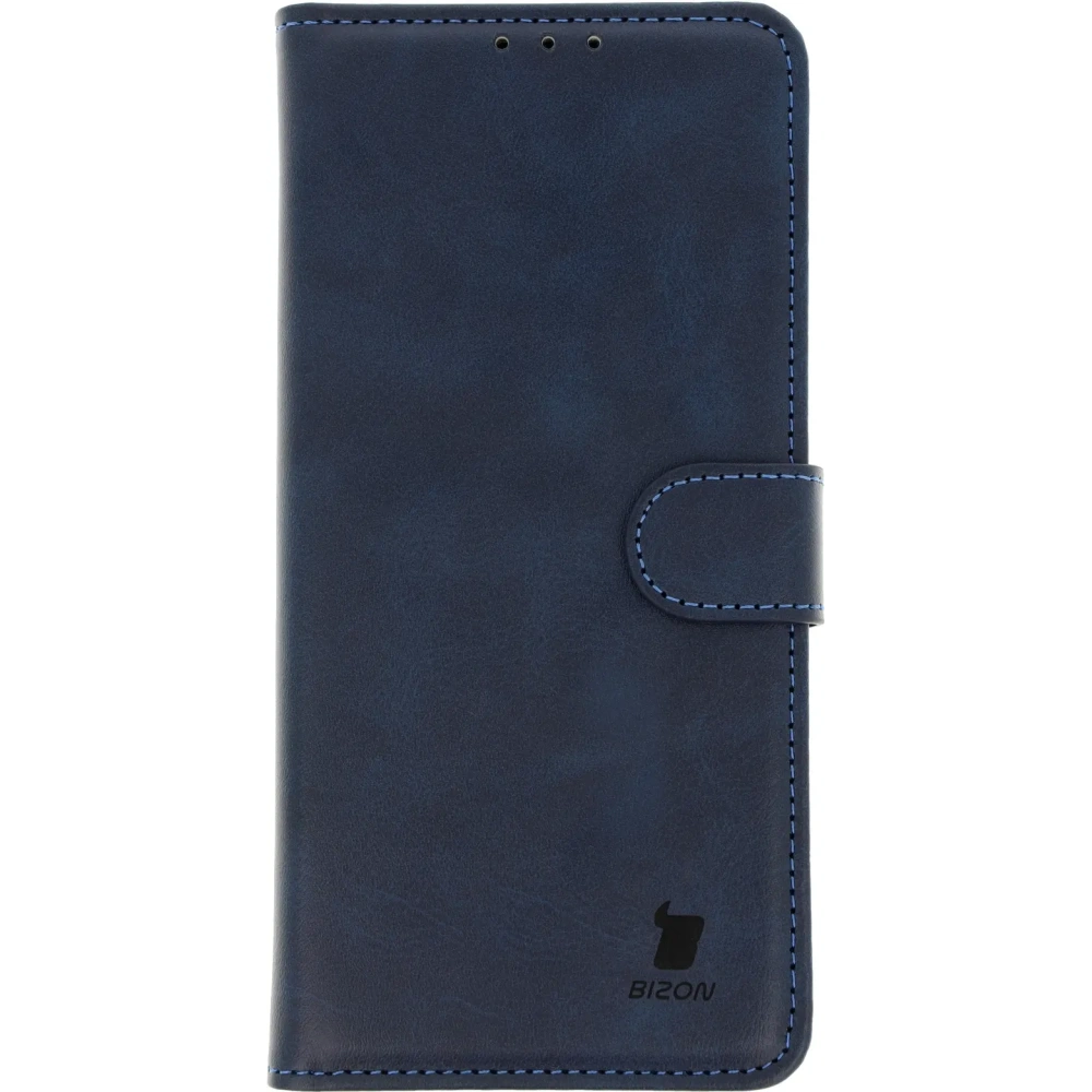 Etui z klapką Bizon Case Pocket do Oppo Reno 12 Pro granatowe