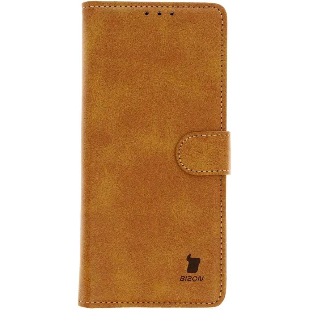 Etui z klapką Bizon Case Pocket do Xiaomi Redmi 13 4G brązowe
