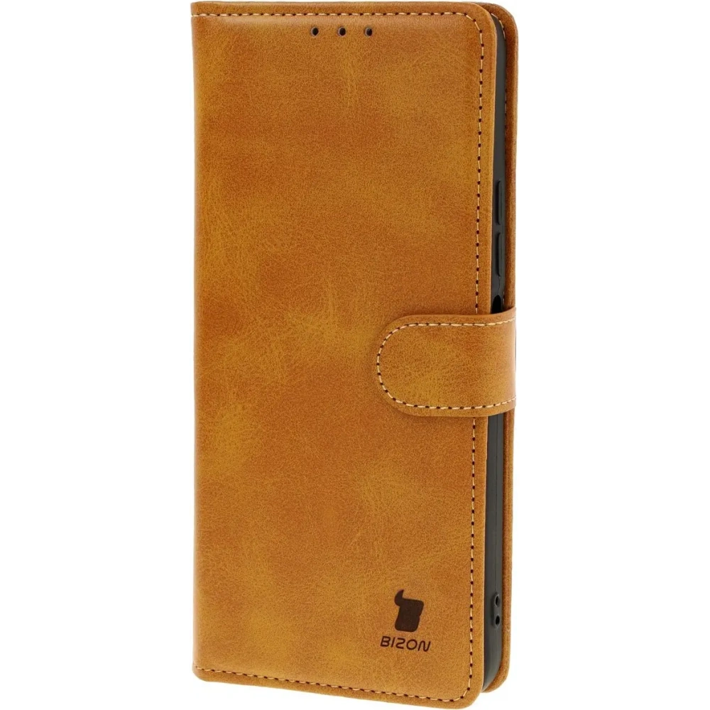 Etui z klapką Bizon Case Pocket do Xiaomi Redmi 13 4G brązowe