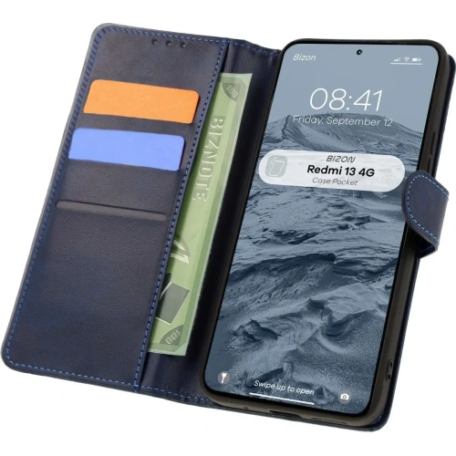 Kup Bizon tok zsebbe Xiaomi Redmi 13 4G sötétkék - BIZ6978 - {ean13} - Sklep Home Screen