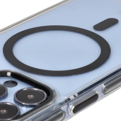 Kup Etui z pierścieniem magnetickým Bizon Case Marco do Apple iPhone 13 Pro průhledné s černým rámečkem - BIZ6979 - {ean13} - Sklep Home Screen