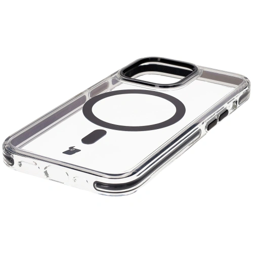 Kup Etui z pierścieniem magnetickým Bizon Case Marco do Apple iPhone 13 Pro průhledné s černým rámečkem - BIZ6979 - {ean13} - Sklep Home Screen