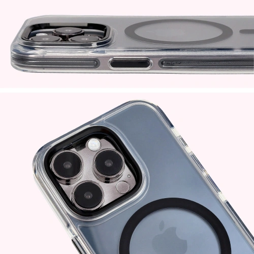 Buy Bizon Case Marco Apple iPhone 15 Pro clear with black frame - BIZ6980 - {ean13} - Home Screen Store Europe