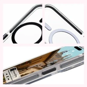 Kup Etui z pierścieniem magnetycznym Bizon Case Marco do Apple iPhone 15 Pro przezroczyste z czarną ramką - BIZ6980 - {ean13} - Sklep Home Screen