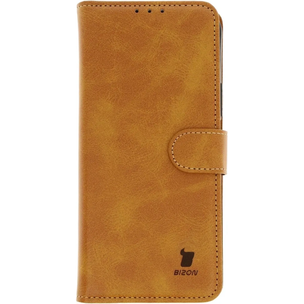 Etui z klapką Bizon Case Pocket do Honor 200 Lite brązowe