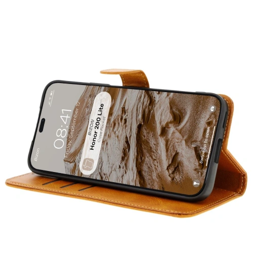 Kup Etui z klapką Bizon Case Pocket do Honor 200 Lite brązowe - BIZ6982 - {ean13} - Sklep Home Screen