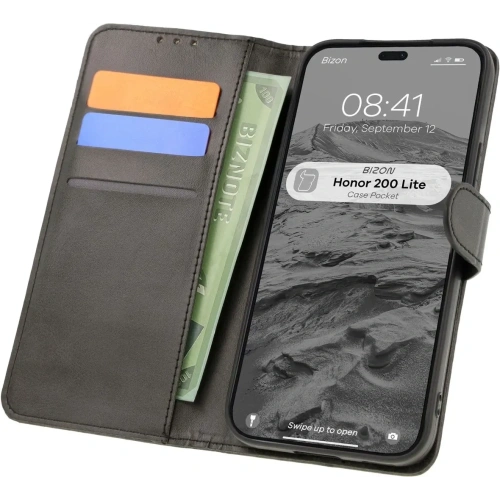 Kup Etui s klopou Bizon Case Pocket pro Honor 200 Lite černé - BIZ6983 - {ean13} - Sklep Home Screen