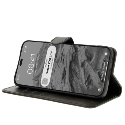 Kup Etui z klapką Bizon Case Pocket do Honor 200 Lite czarne - BIZ6983 - {ean13} - Sklep Home Screen