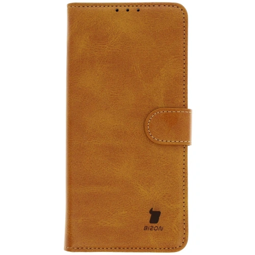 Kup Etui z klapką Bizon Case Pocket do Motorola Moto G55 5G brązowe - BIZ6985 - {ean13} - Sklep Home Screen