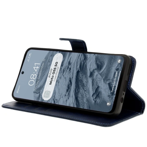 Kup Bizon tok zseb Motorola Moto G55 5G sötétkék - BIZ6987 - {ean13} - Sklep Home Screen
