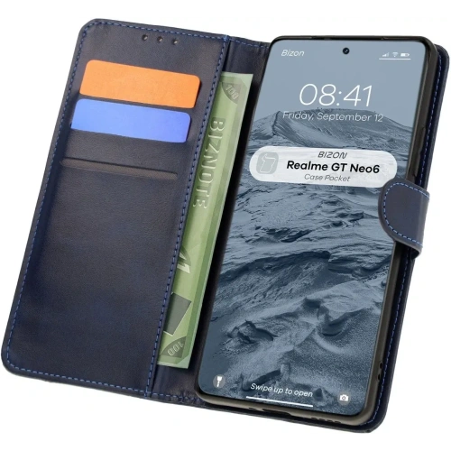 Kup Husa Bizon Case pentru Realme GT 6 / 6T / Neo 6 / Neo 6 SE, albastru marin - BIZ6990 - {ean13} - Sklep Home Screen