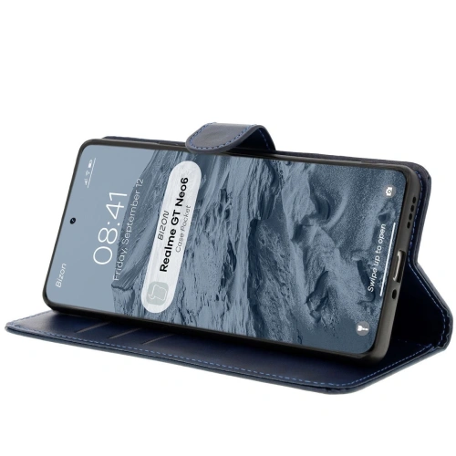 Kup Etui s klopou Bizon Case Pocket pro Realme GT 6 / 6T / Neo 6 / Neo 6 SE modré - BIZ6990 - {ean13} - Sklep Home Screen