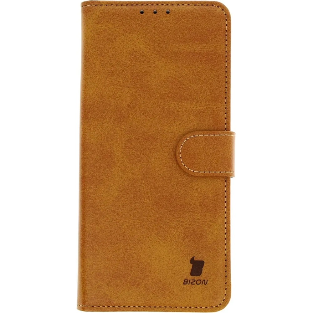 Etui z klapką Bizon Case Pocket do Xiaomi 14T brązowe