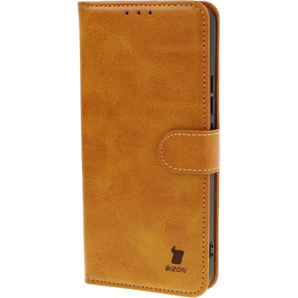 Etui z klapką Bizon Case Pocket do Xiaomi 14T brązowe